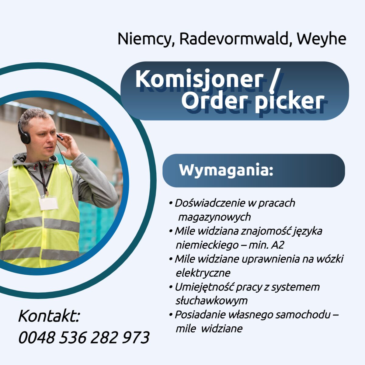 Komisjoner/Magazynier